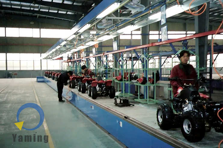 (ATV) All-terrain vehicle assembly line