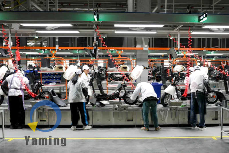 (E-MC) Electric motorcycle assembly line