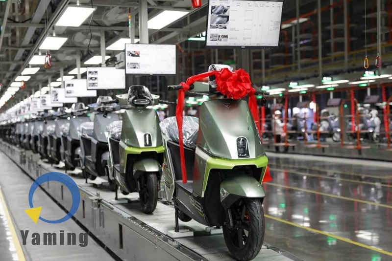 Scooter assembly line